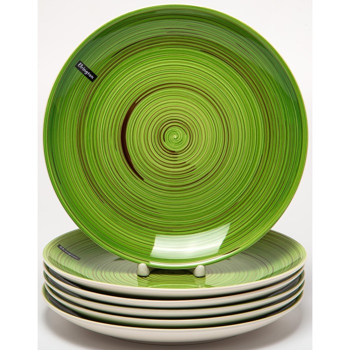 Набор тарелок Elrington «Аэрограф. Полевая трава», 27 см, 6 шт цена и фото