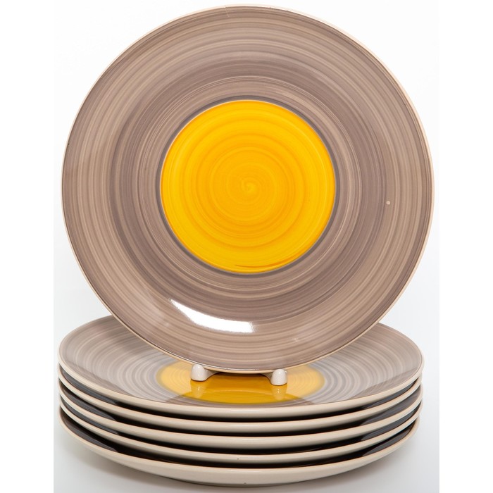 Набор тарелок Elrington «Аэрограф. Сиеста», 27 см, 6 шт набор тарелок elrington аэрограф сиеста 540 мл 6 шт