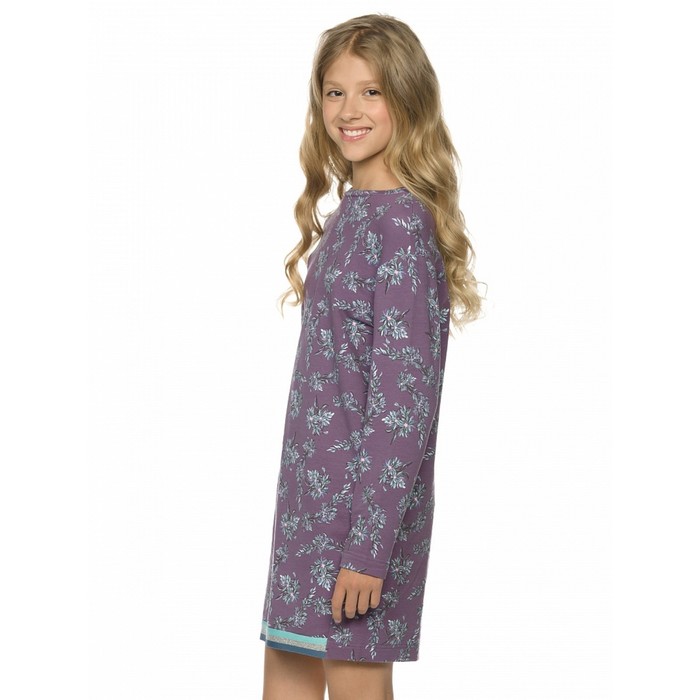 Платье для девочек, рост 116 см, цвет фиолетовый
