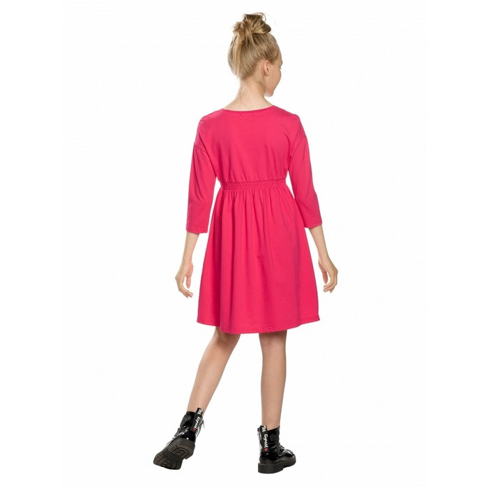 Платье для девочек, рост 134 см, цвет пурпурный