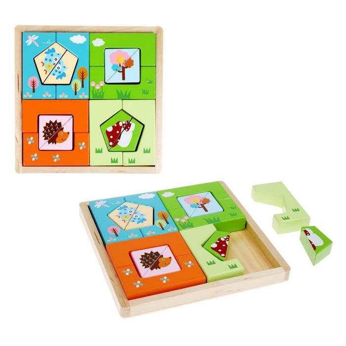 Конструктор - головоломка "Лесное чудо", 16 элементов