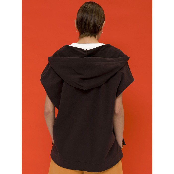 

Толстовка женская, размер 50, цвет шоколадный