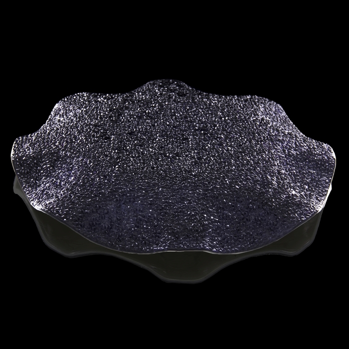 Блюдо "Гламур", жемчужно-белое