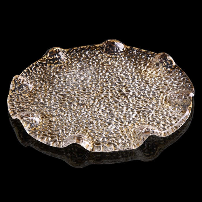 Тарелка "Особенная", золотая