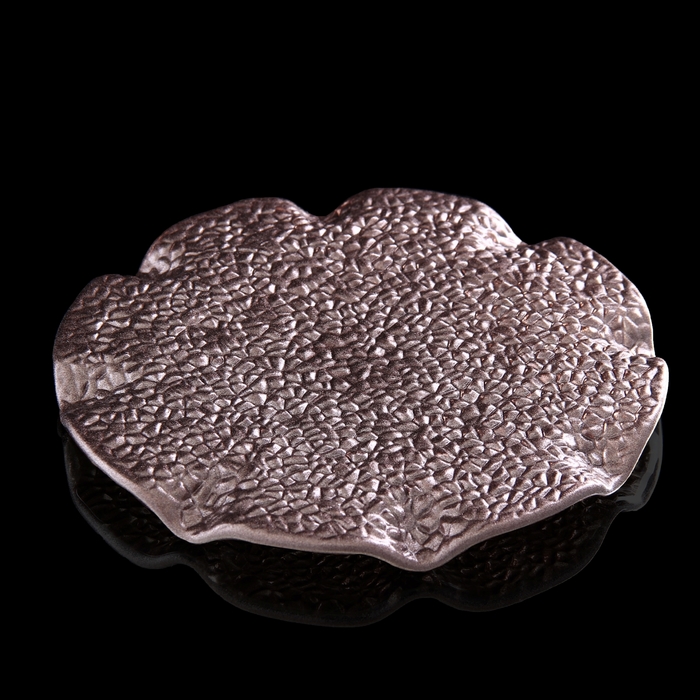 Тарелка "Особенная", коричневая