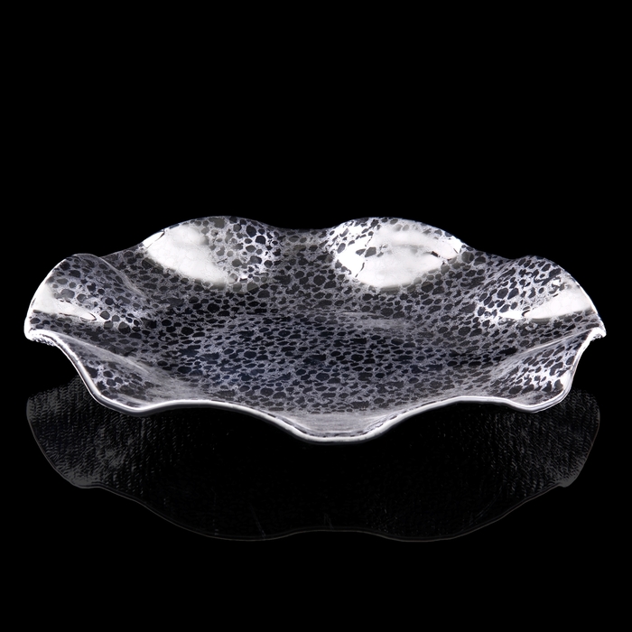 Блюдо "Гламур", серебряное