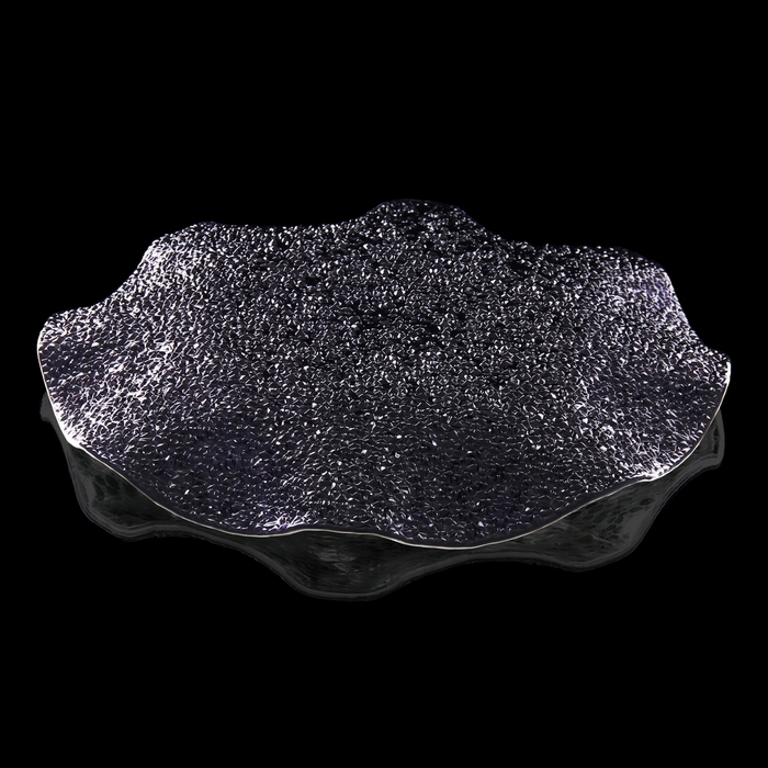 Блюдо "Гламур", серебряное