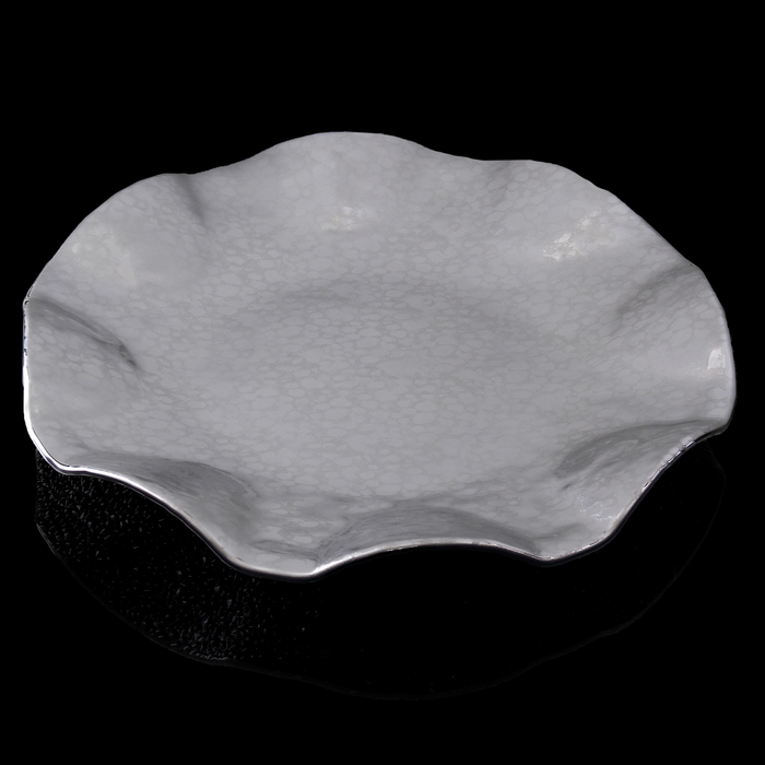 Блюдо "Гламур", серебряное