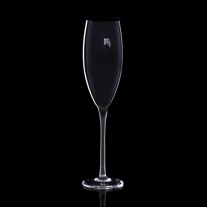 Бокал для шампанского "Мечта", черный, 330мл