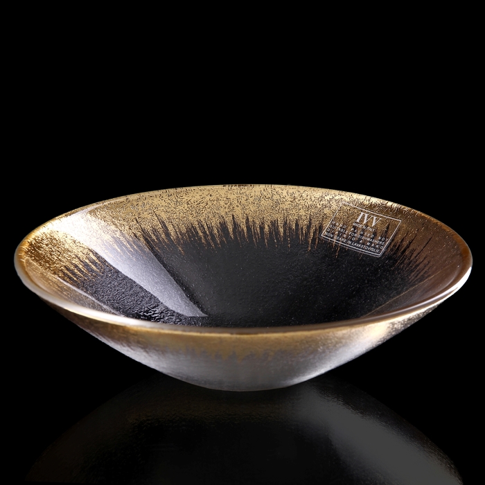 Блюдо "Горизонт", золотое