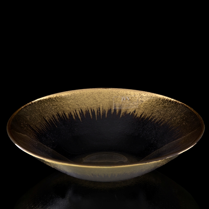 Блюдо "Горизонт", золотое