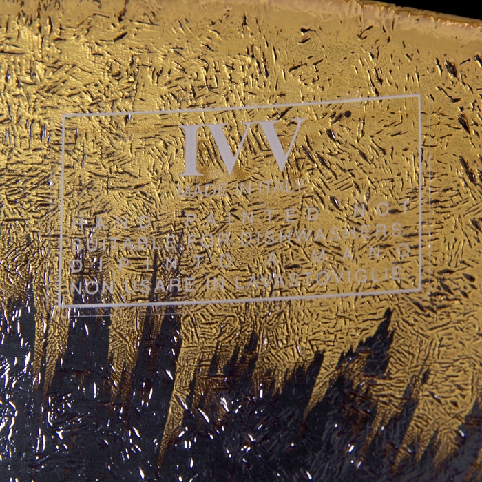 Блюдо "Горизонт", золотое