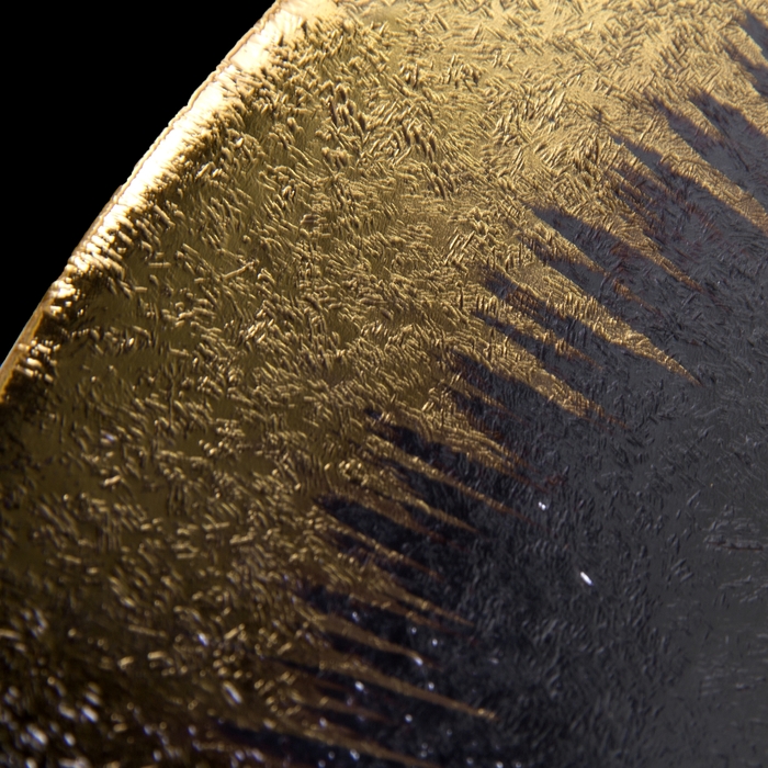 Блюдо "Горизонт", золотое