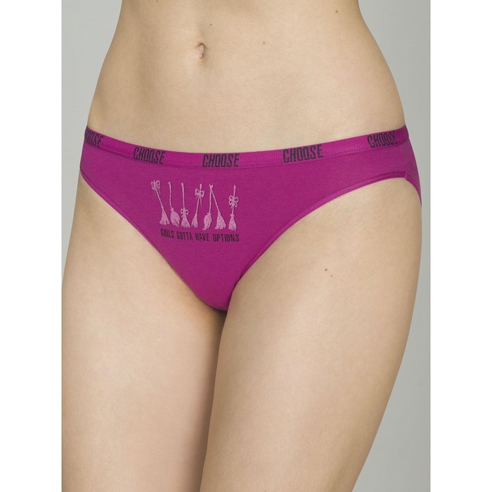 

Трусы женские, размер 42, цвет малиновый