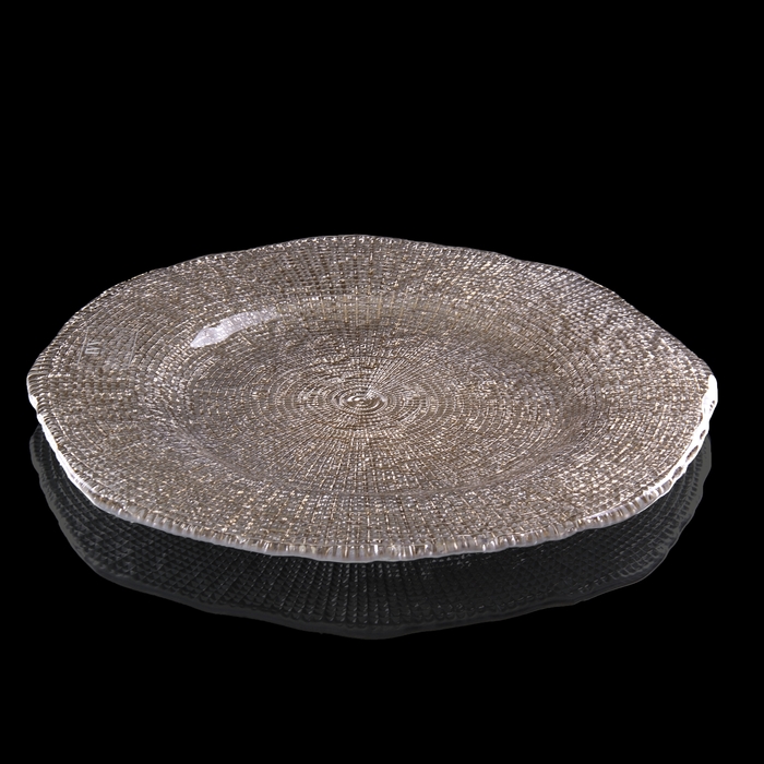 Блюдо "Алмаз", бежевое