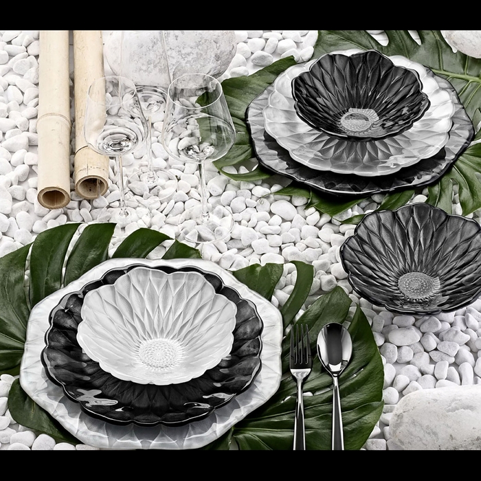 Блюдо "Лотос", черное