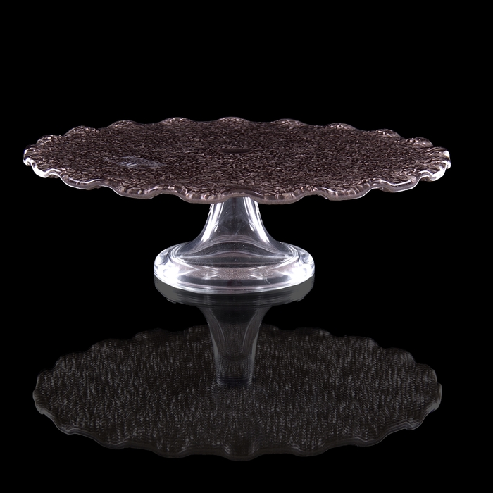 Тортница "Особенная", коричневая