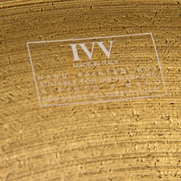 Блюдо "Зодиак", золотое