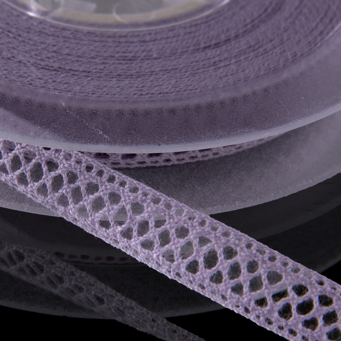 Лента кружевная "Онега", сиреневая