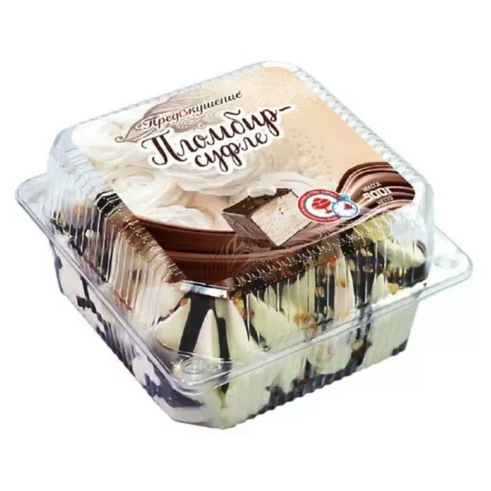 

Мороженое Торт "ПРЕДВКУШЕНИЕ" пломбир-суфле 500 г