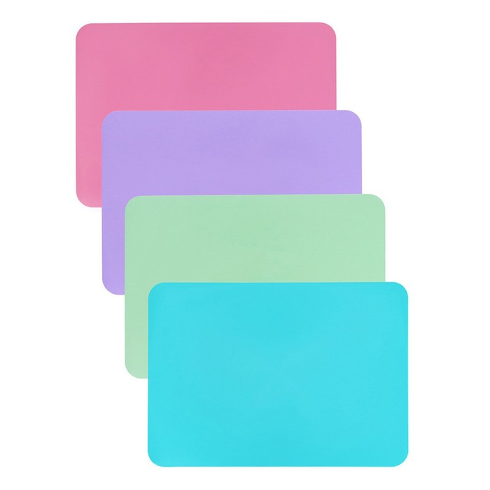 фото Доска для лепки пластиковая а4 calligrata "прованс", цвета пастельные, с бортиком, микс