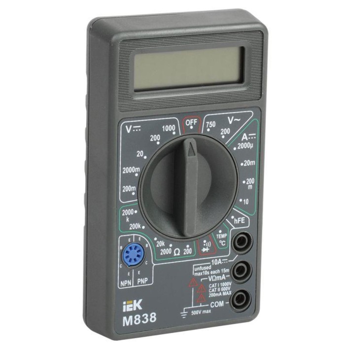 Мультиметр цифровой IEK TMD-2S-838 цена и фото