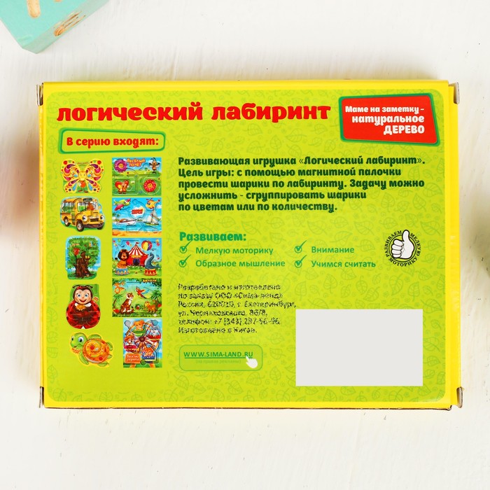 Лабиринт магнитный малый "Полный вперёд"