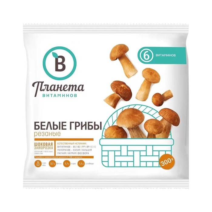 

Гриб белый 300г Планета Витаминов