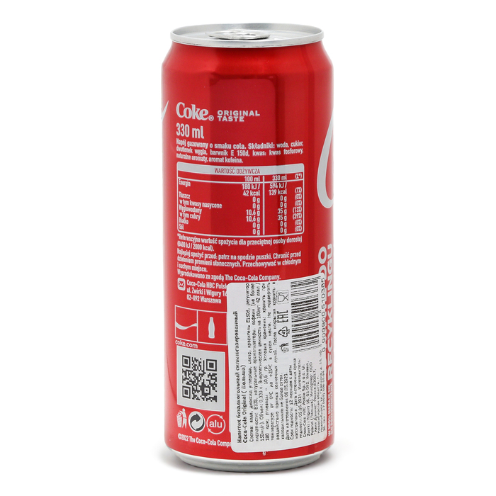 

Напиток газ Coca Cola Original 330 мл ж/б