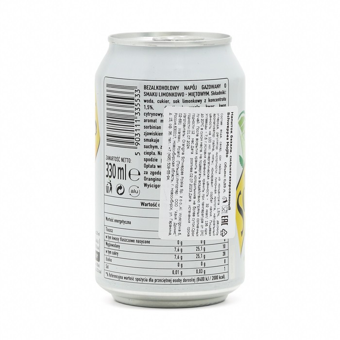 

Тоник Schweppes Mojito 0,33 ж/б
