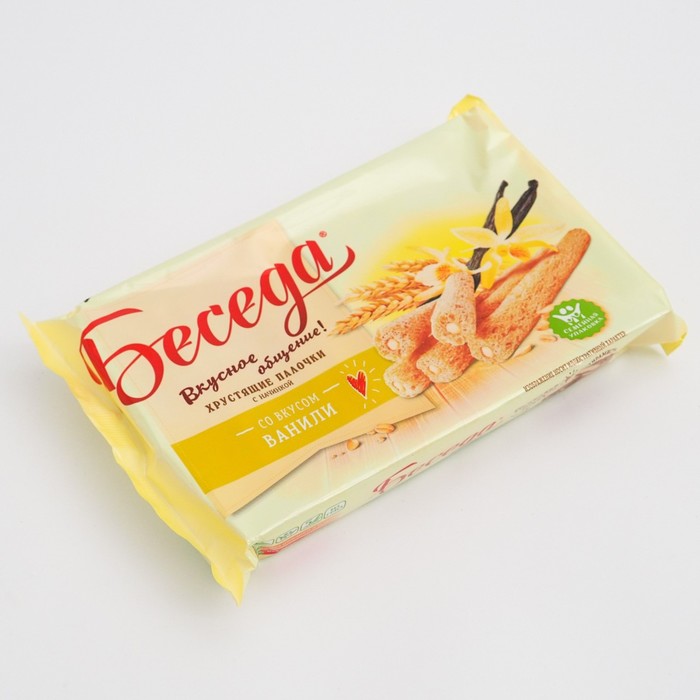 

Снэк Беседа со вкусом ванили 180г/Эссен