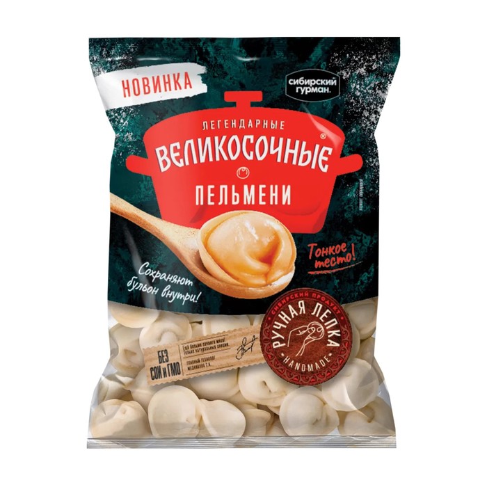 

Пельмени Великосочные 800г Сибирский Гурман
