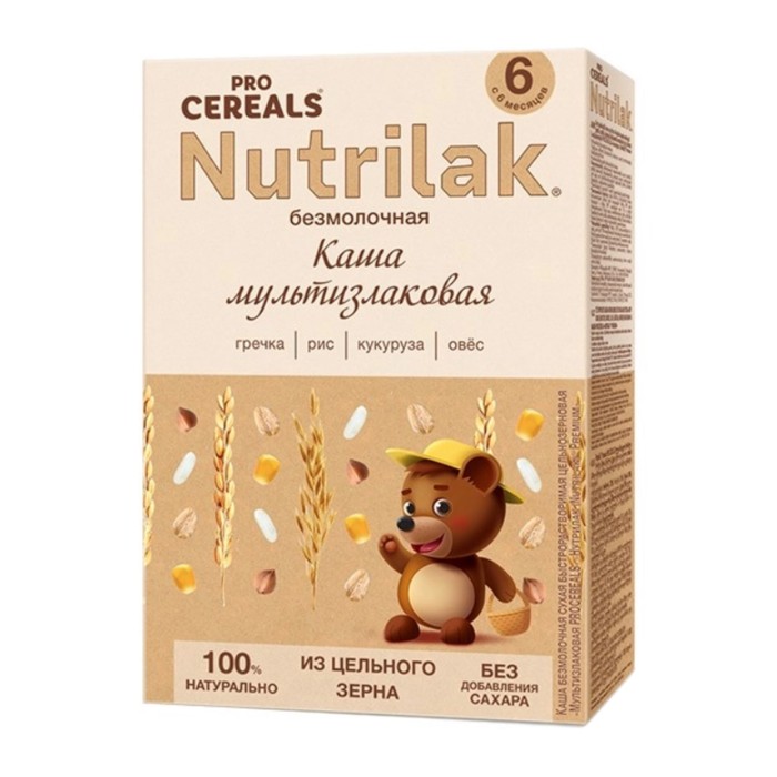 

Каша PROCEREALS безмолочная мультизлаковая цельнозерновая 200г
