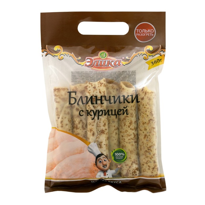 

Блинчики с курицей 360гр Элика