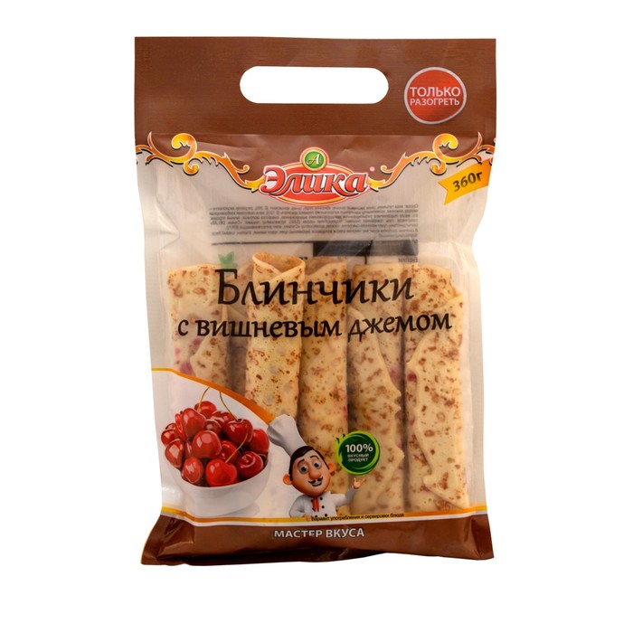 

Блинчики с вишней 360гр Элика
