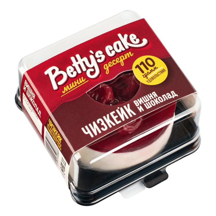

Десерт Чизкейк Сырный Вишня и шоколад 110г Bettys Cake