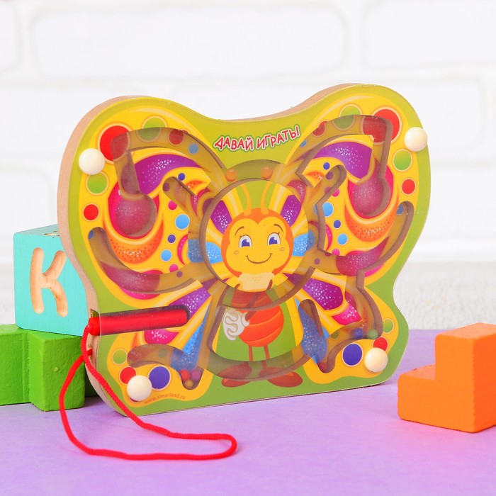 Лабиринт магнитный малый "Бабочка"