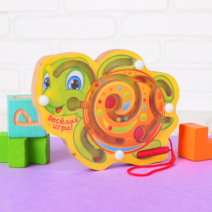 Лабиринт магнитный малый "Черепашка"