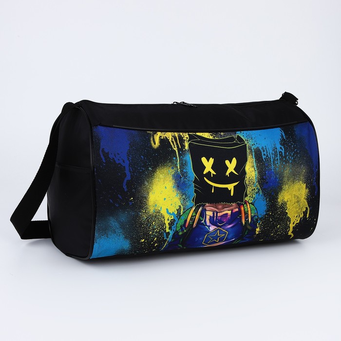 фото Сумка спортивная маска, 40х21х24см, цвет чёрный nazamok kids