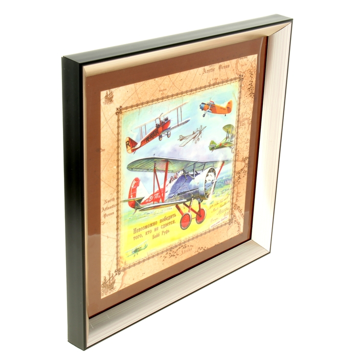 Картина "Невозможно победить того, кто не сдается", 31 х 31 см