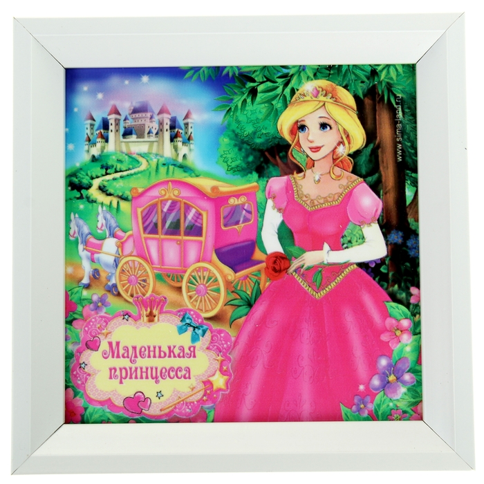 Картина "Маленькая принцесса", 20 х 20 см