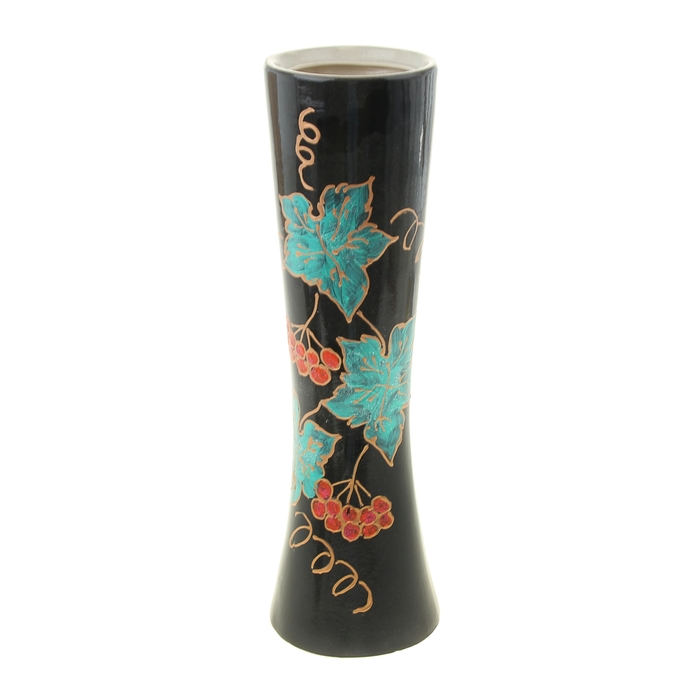 Ваза "Марика" Рябина, глазурь большая