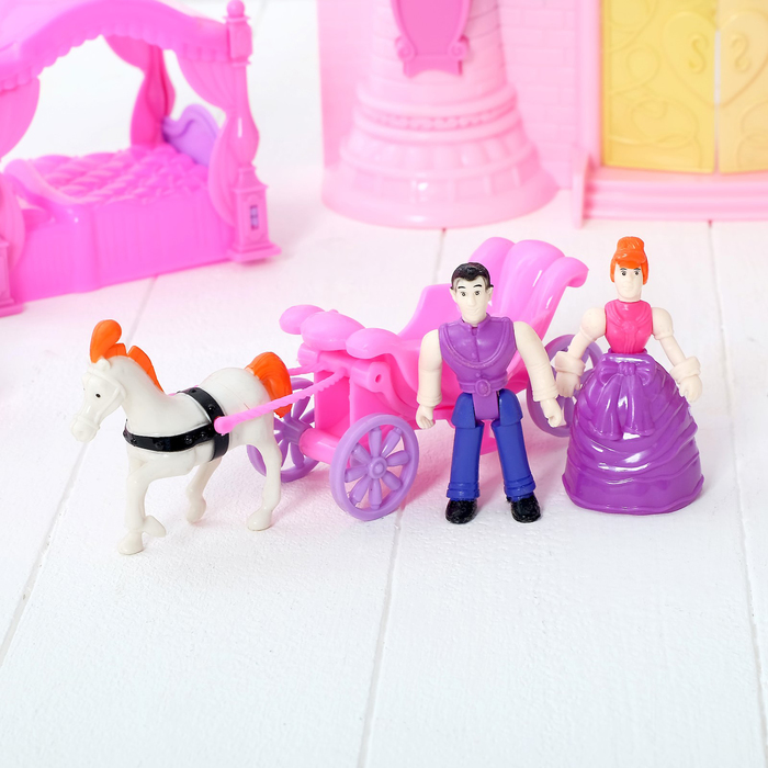 Кукольный замок с фигурками световые и звуковые эффекты, аксессуарами