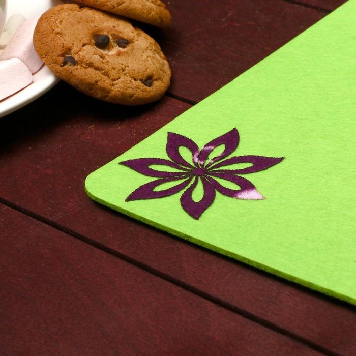 Подставка под горячее "Цветы", цвета МИКС