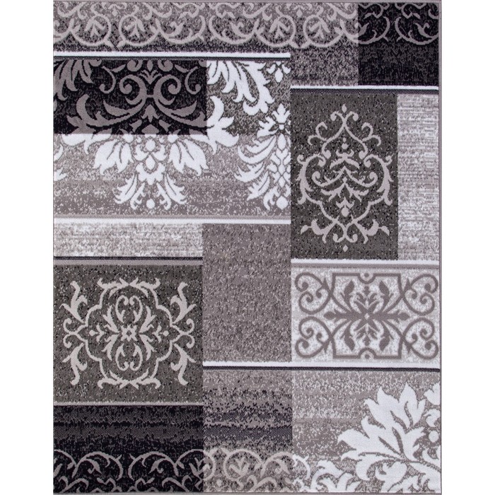 

Ковёр прямоугольный Silver D216, размер 80x150 см, gray
