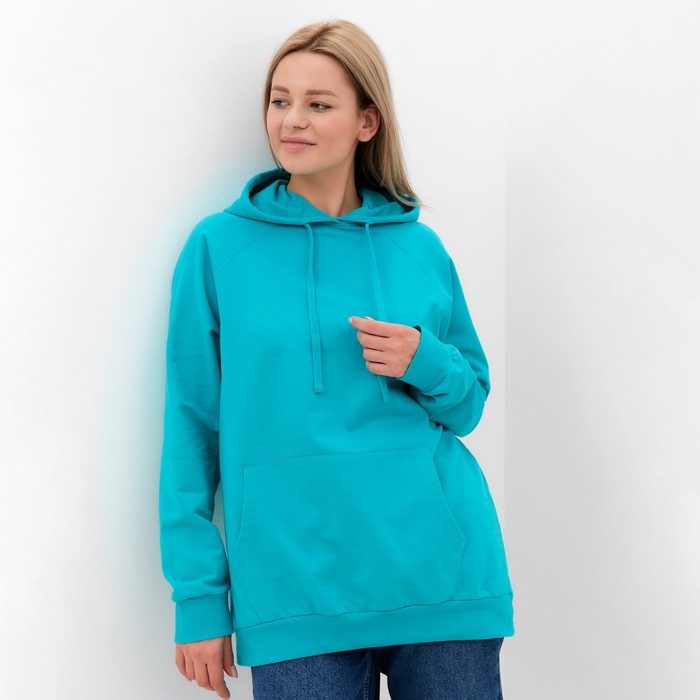 фото Толстовка женская, цвет мята, размер 54 radi