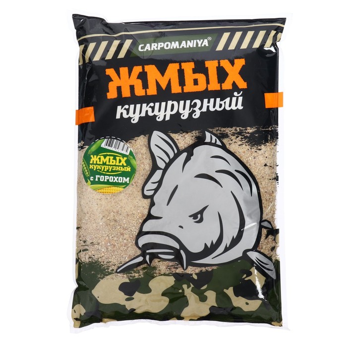

Жмых кукурузный, с горохом, 1 кг