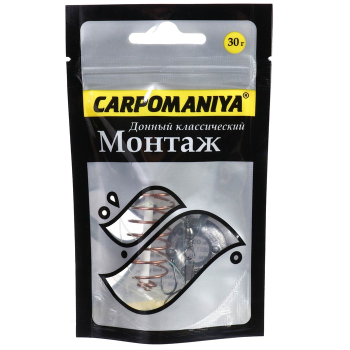 

Монтаж донный классический, 30 г