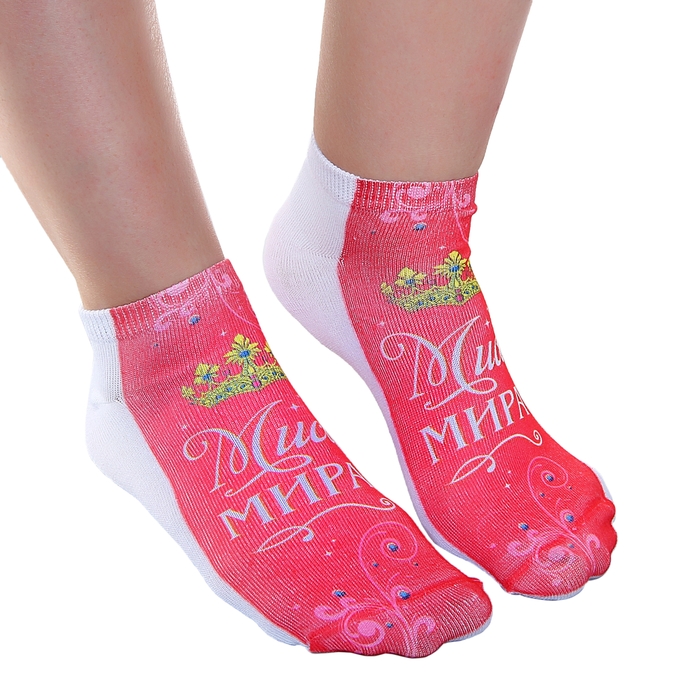 Носки Collorista "Мисс мира", р-р 14-20 (3-7л.)