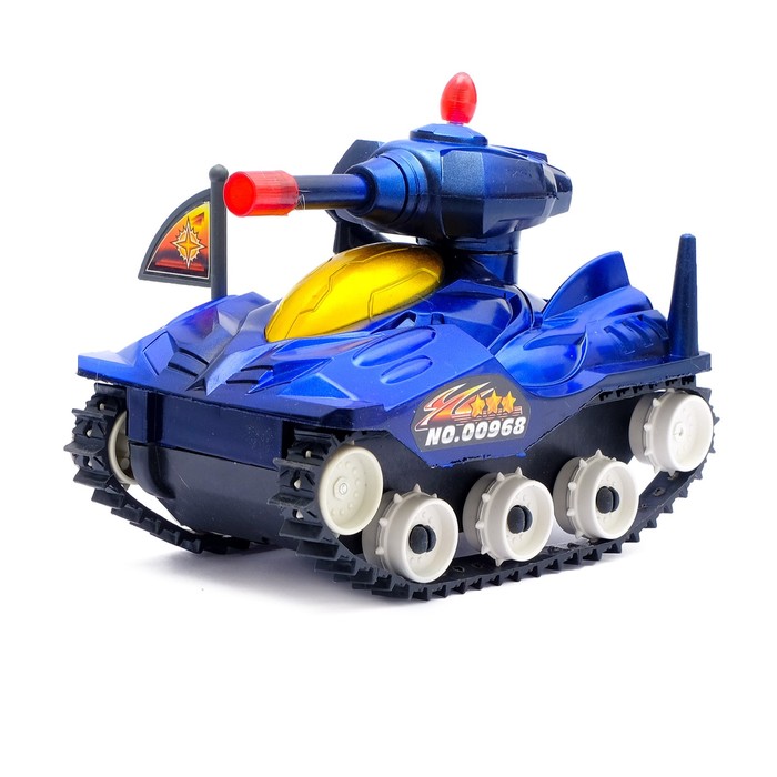 Танк "Космический", световые эффекты, работает от батареек, МИКС